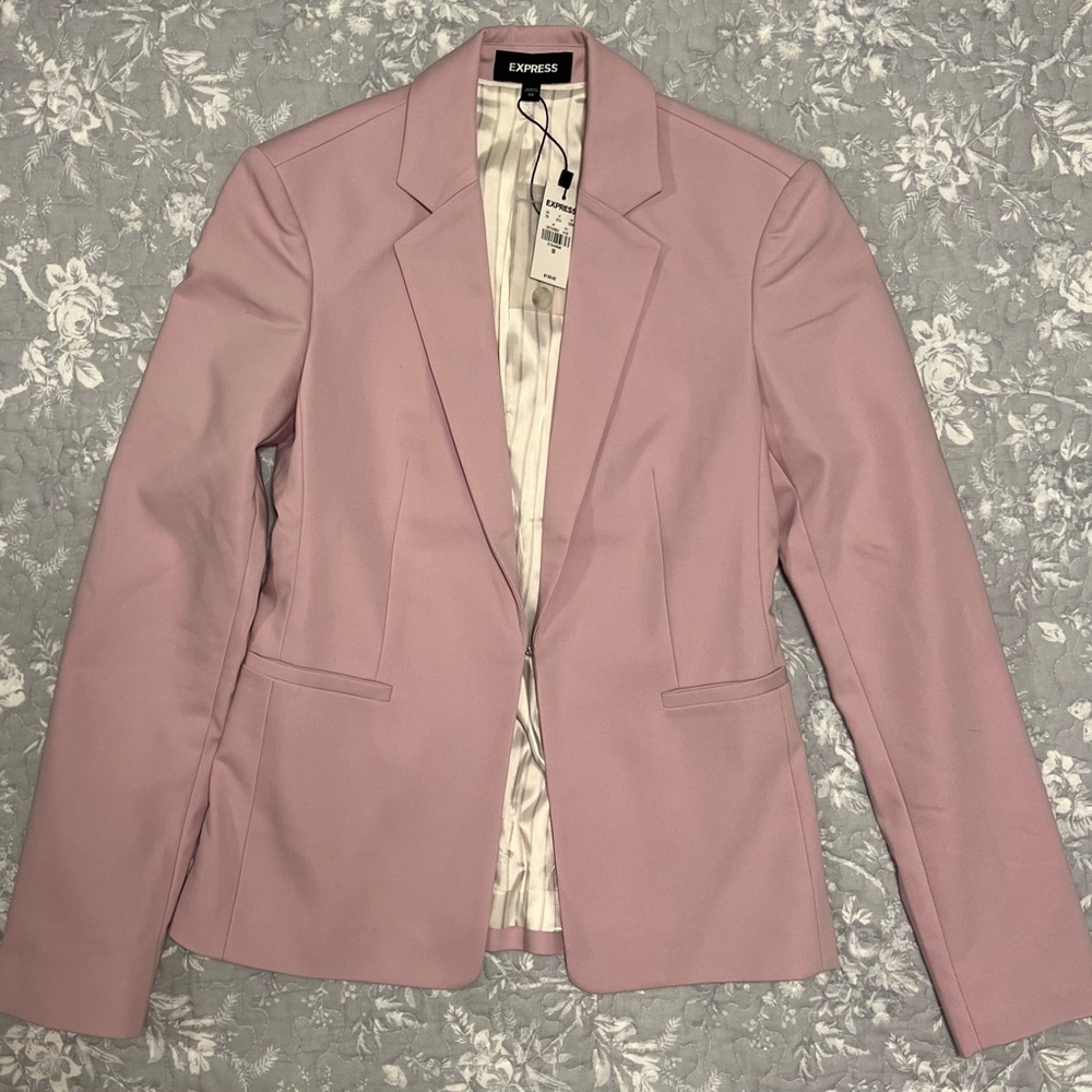 NWT Express Pale Lilac Blazer